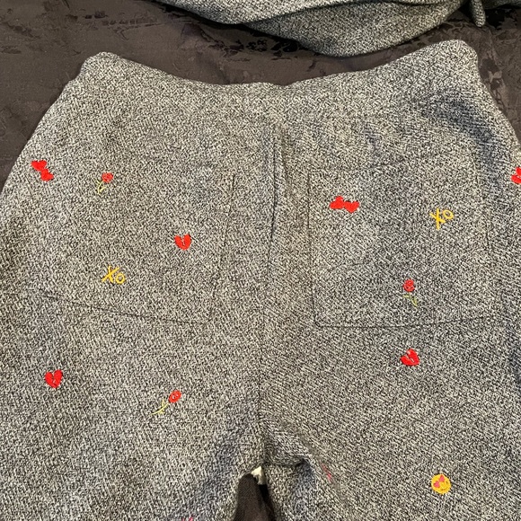 Lou and Grey heart emoji fleece sweatpants size extra small - Picture 4 of 5